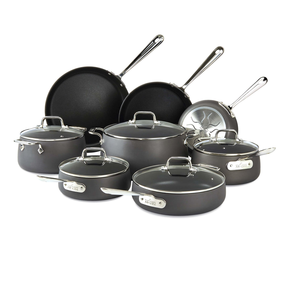 Hard-Anodized Nonstick Fry Pan for Induction