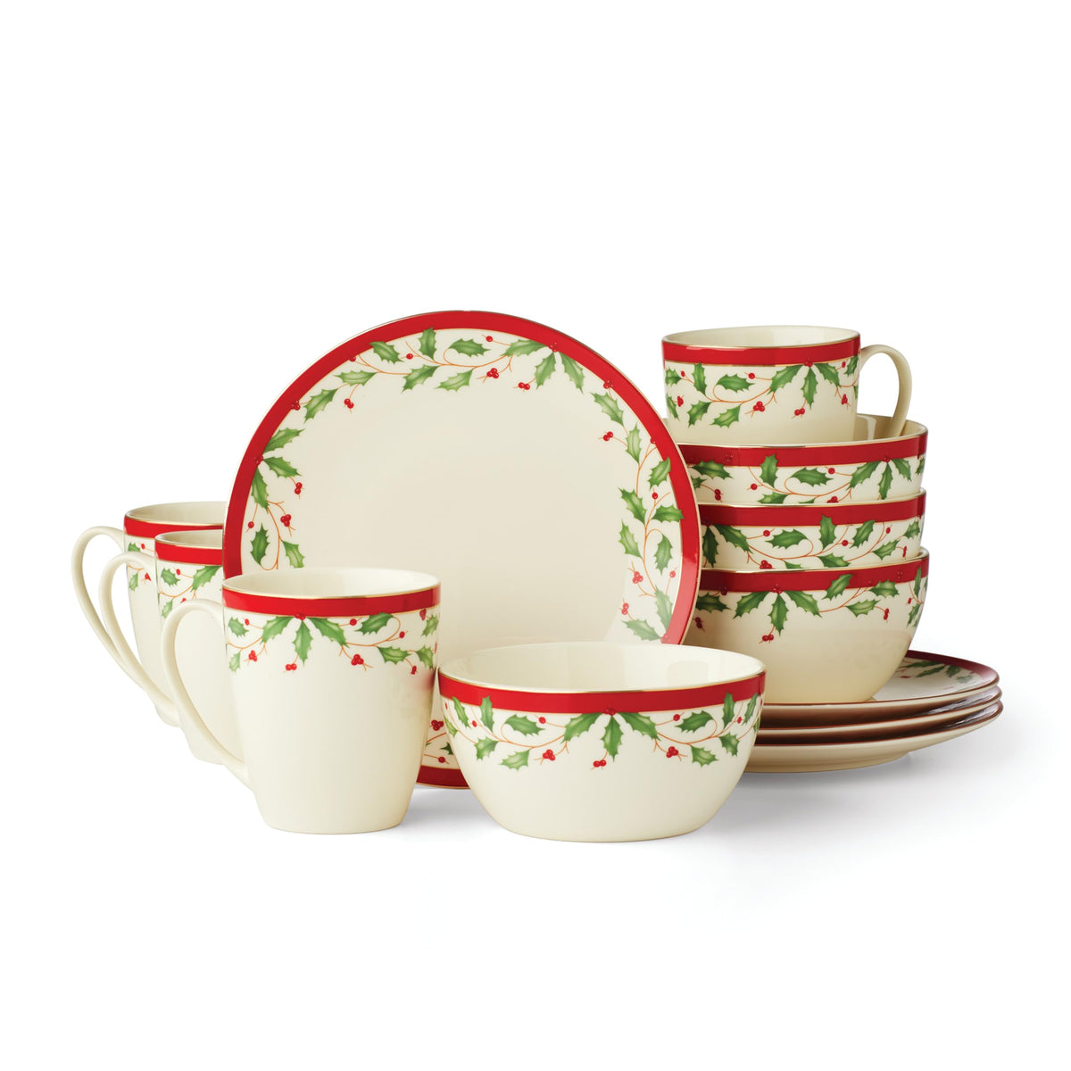 Nesting Dinnerware Set With Space-Saving Design