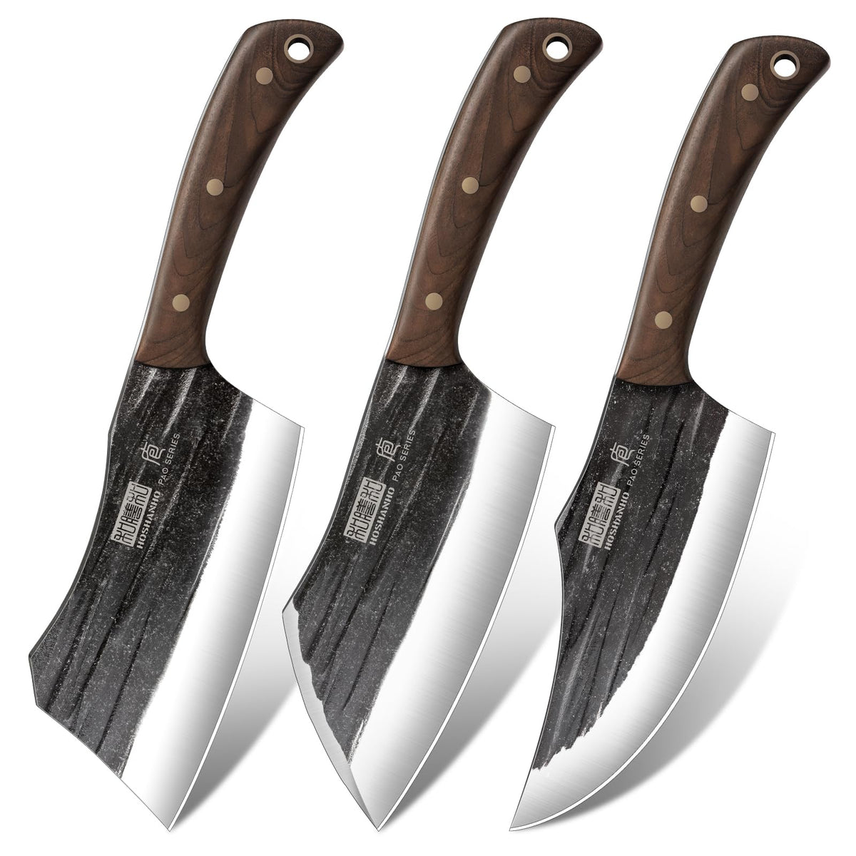 Butcher Knife Set With Precision Steel Blades