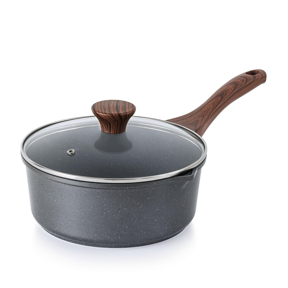 Nonstick Saucepan With Lid & Stay-Cool Handle
