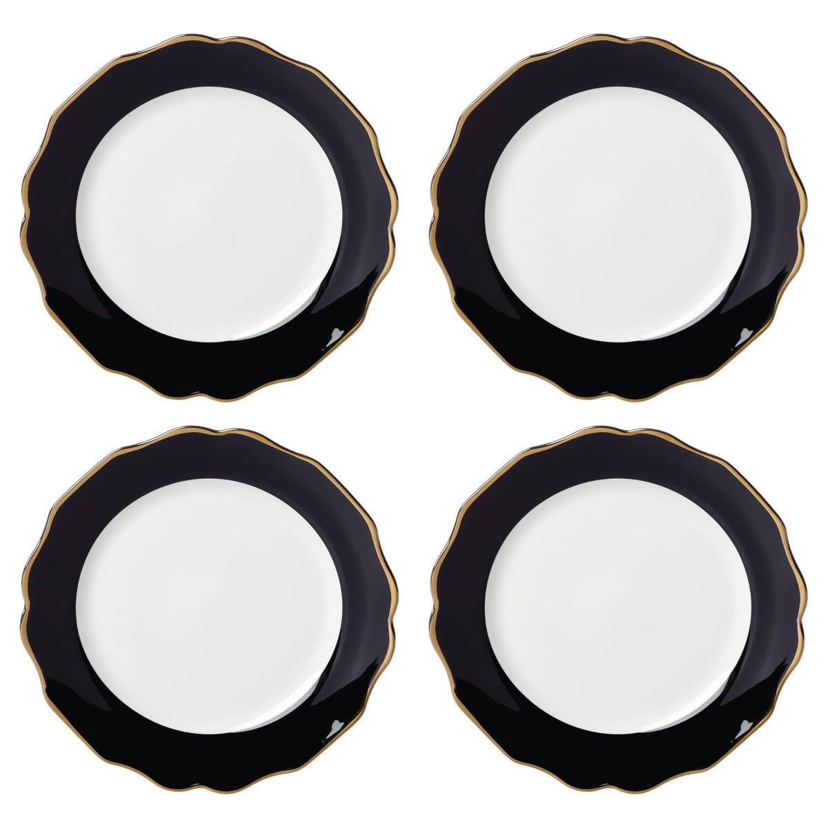 Luxe Accent Plate With Contemporary Gold Detail