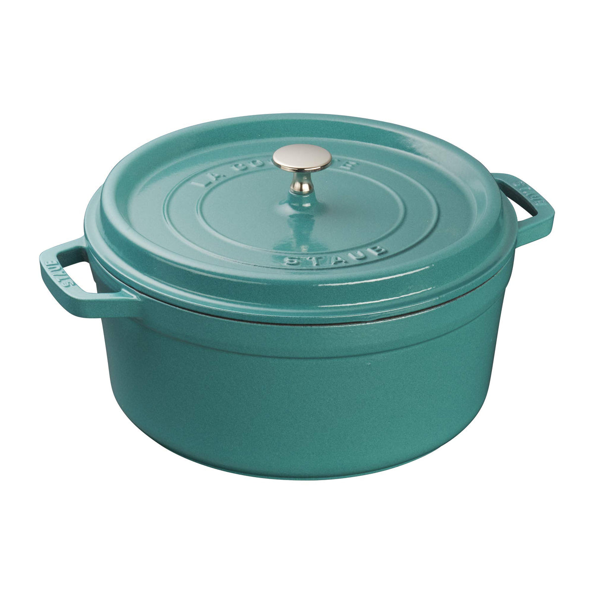 Round Cast Iron Dutch Oven With Enameled Interior