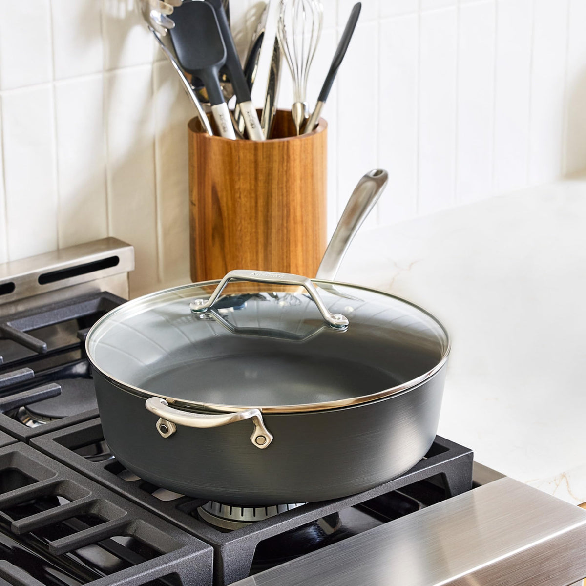Ceramic Nonstick Pan With Induction-Ready Base