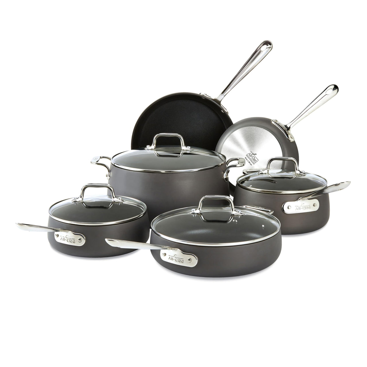 Hard-Anodized Nonstick Fry Pan for Induction
