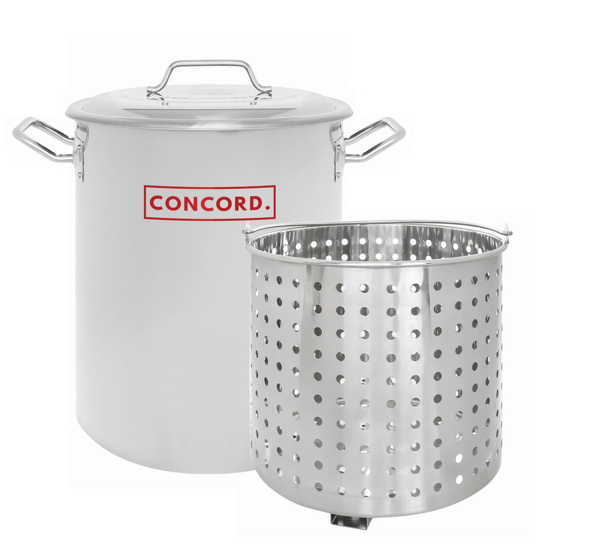 Stainless Steel Stock Pot With Steamer Basket