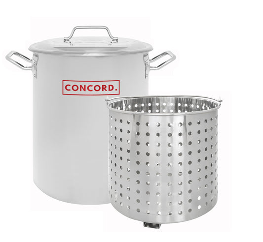 Stainless Steel Stock Pot With Steamer Basket