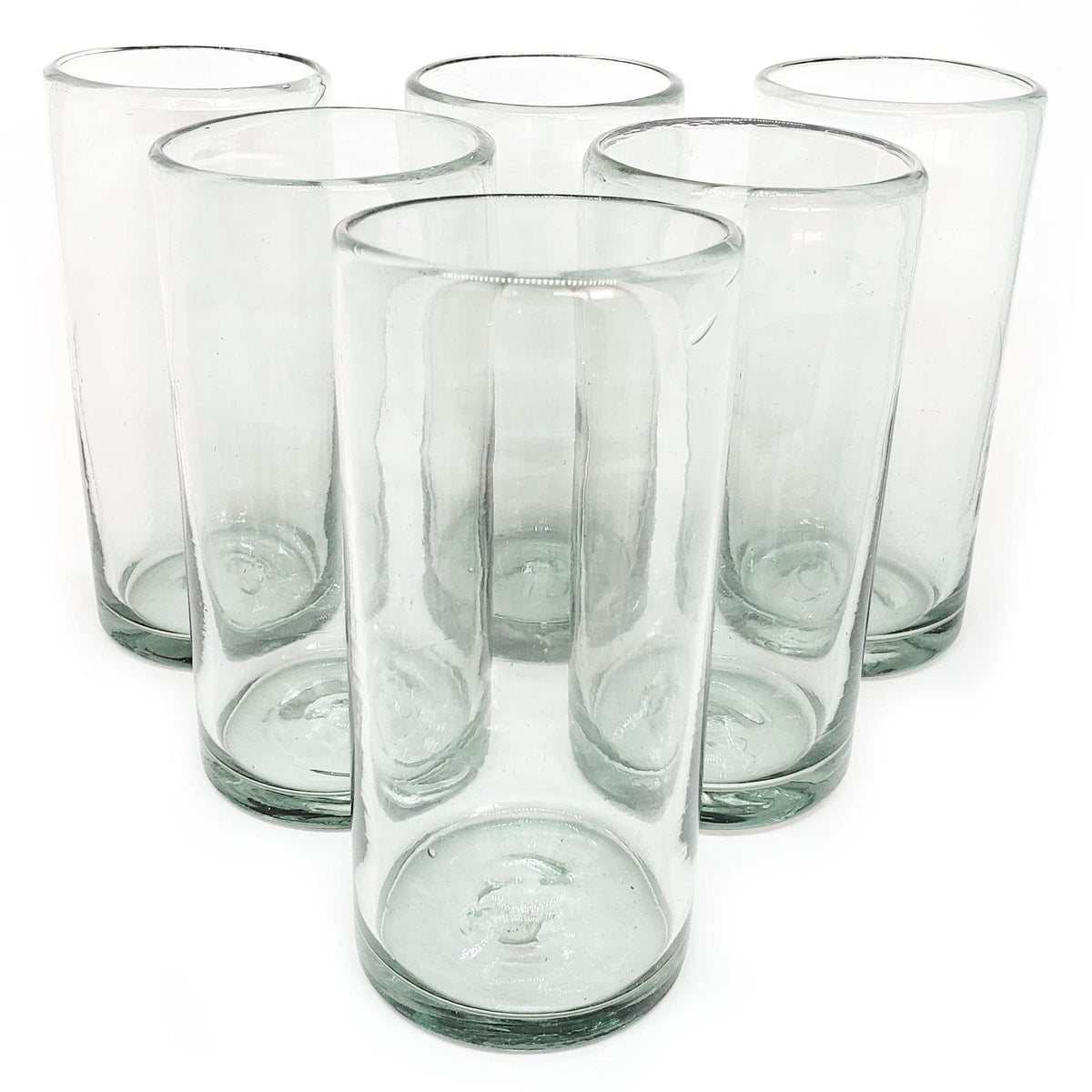Hand-Blown Glassware Set With Artisan Finish