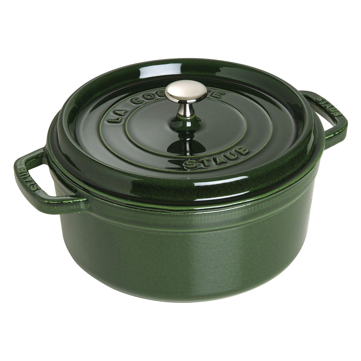 Round Cast Iron Dutch Oven With Enameled Interior