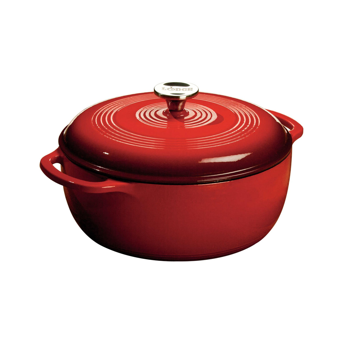 Enamel Cast Iron Dutch Oven With Moisture-Seal Lid