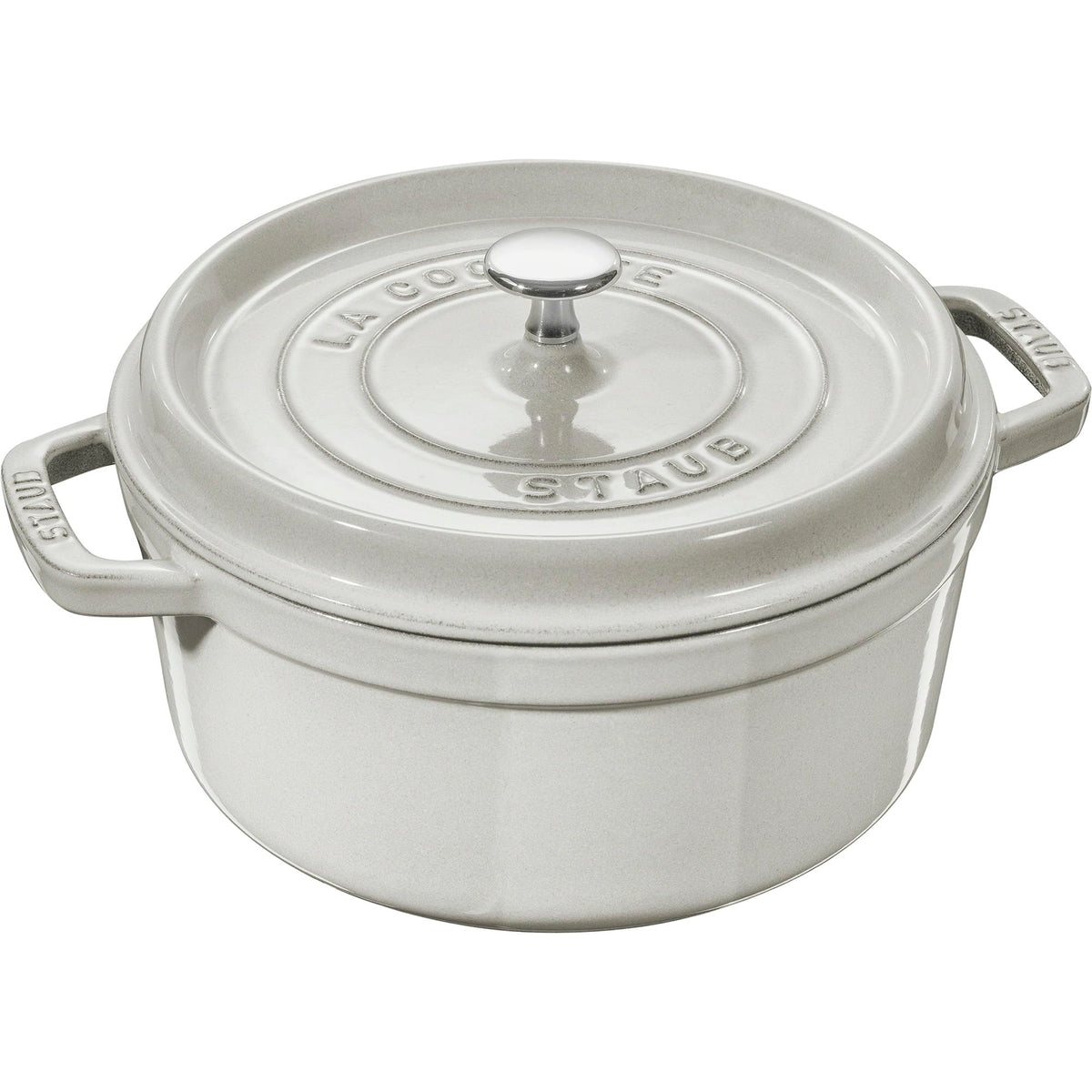 Round Cast Iron Dutch Oven With Enameled Interior