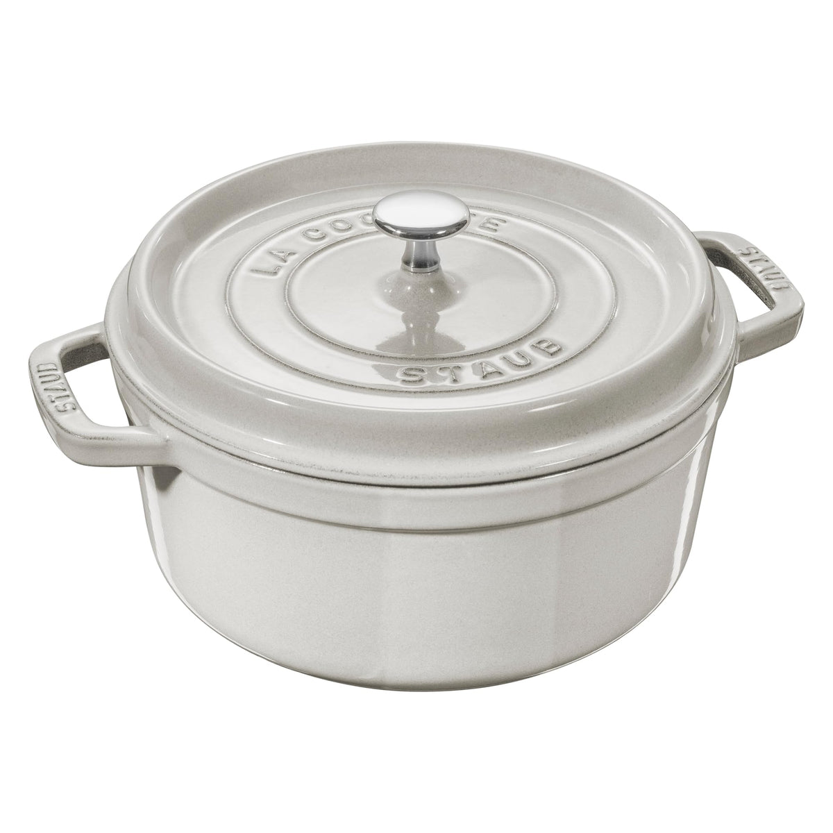 Round Cast Iron Dutch Oven With Enameled Interior