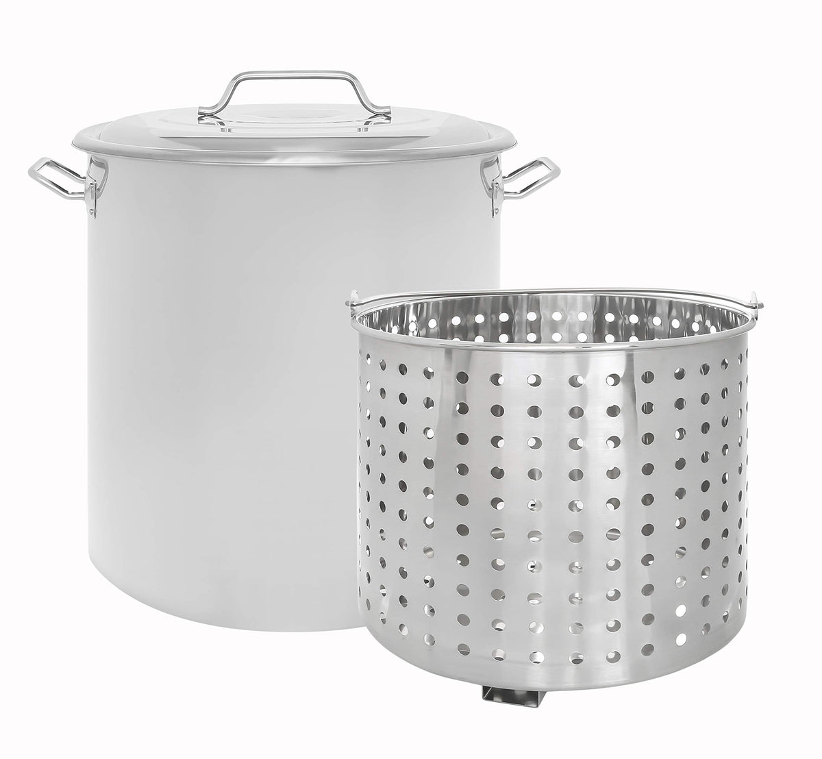 Stainless Steel Stock Pot With Steamer Basket