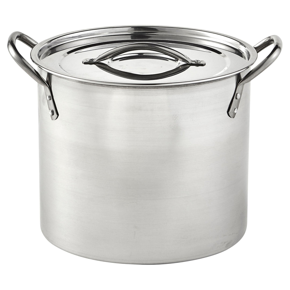 Stainless Steel Stock Pot With Secure-Fit Lid