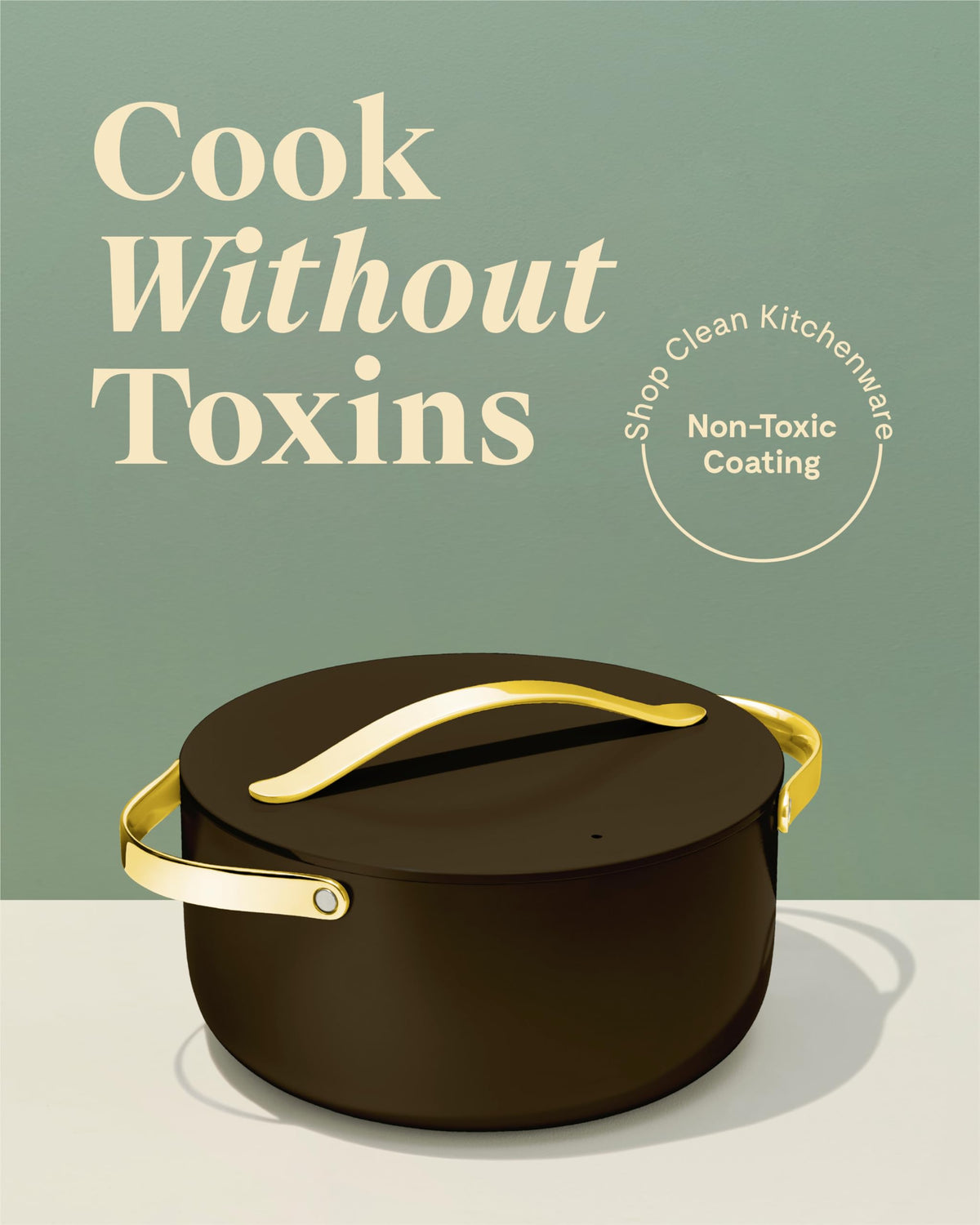 Ceramic Nonstick Dutch Oven With Easy-Clean Finish