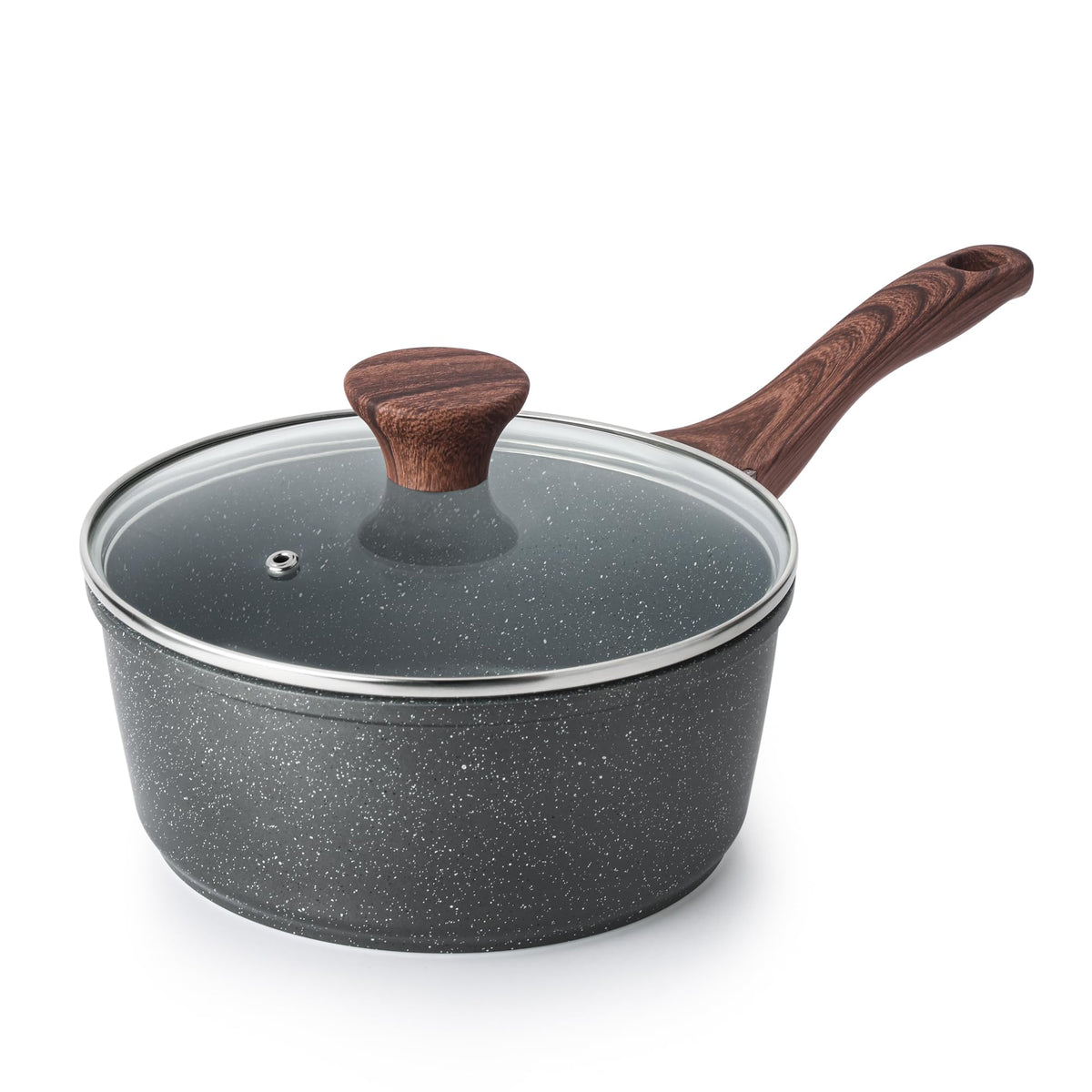 Nonstick Saucepan With Lid & Stay-Cool Handle