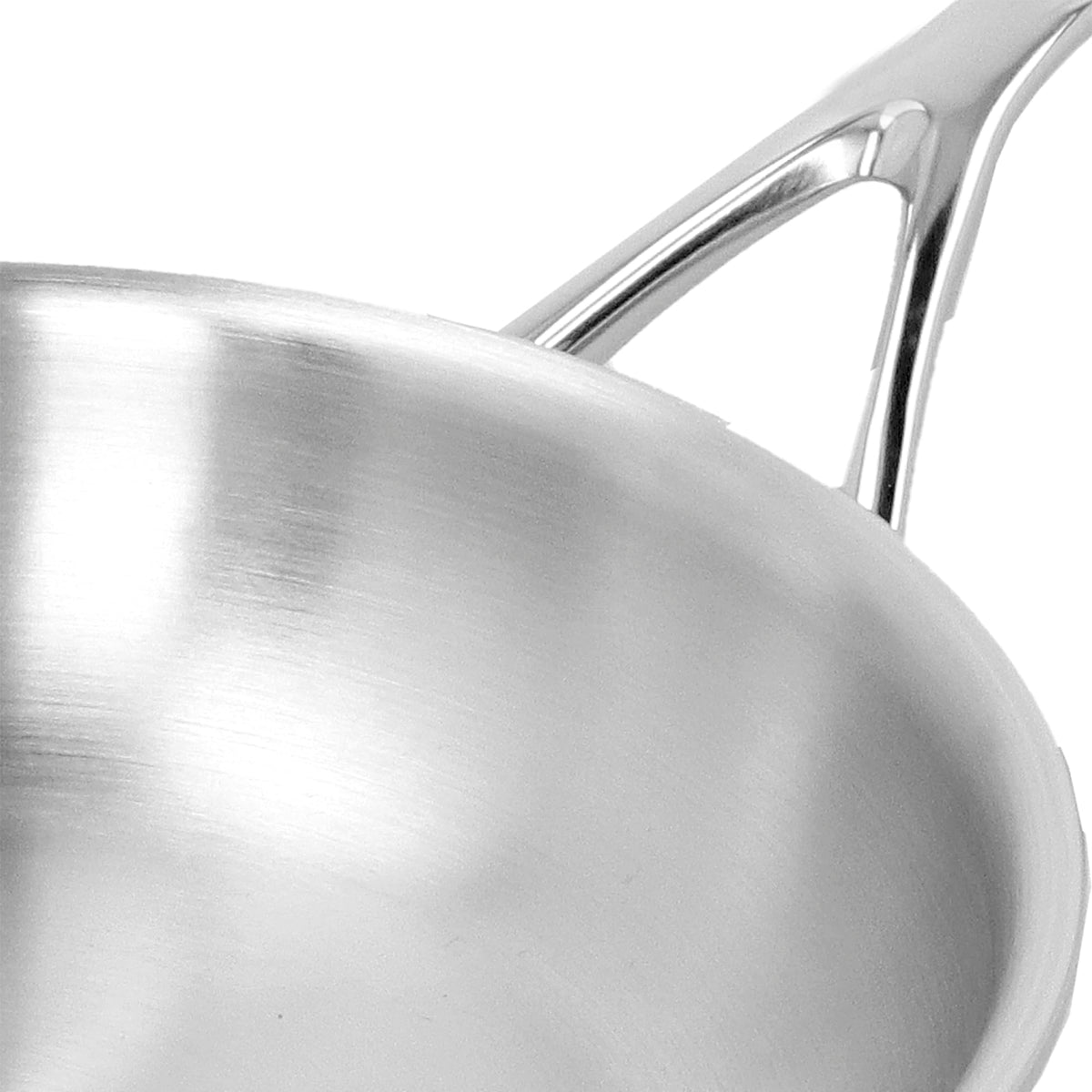 Proline Stainless Steel Fry Pan for Even Heating