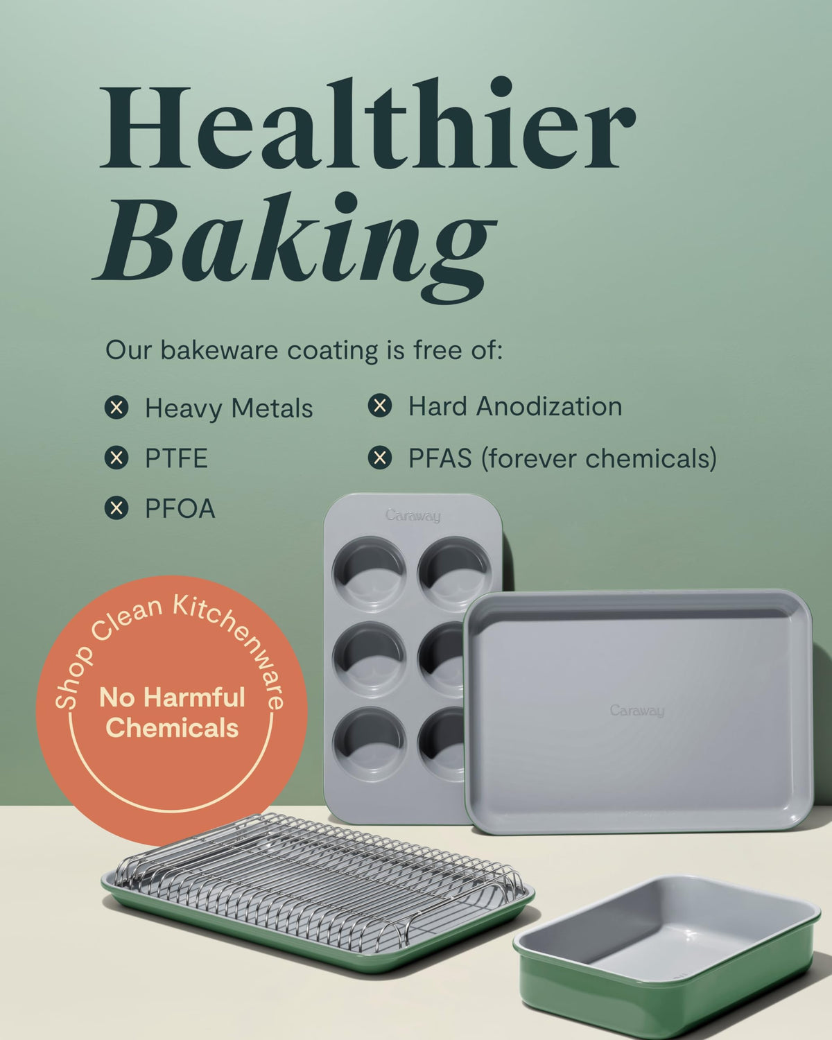 Ceramic Baking Sheet Duo With Nonstick Finish