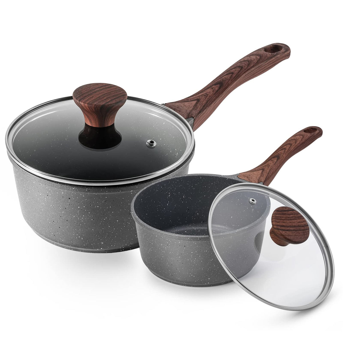 Nonstick Saucepan With Lid & Stay-Cool Handle