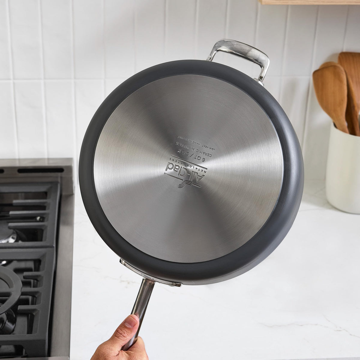 Ceramic Nonstick Pan With Induction-Ready Base