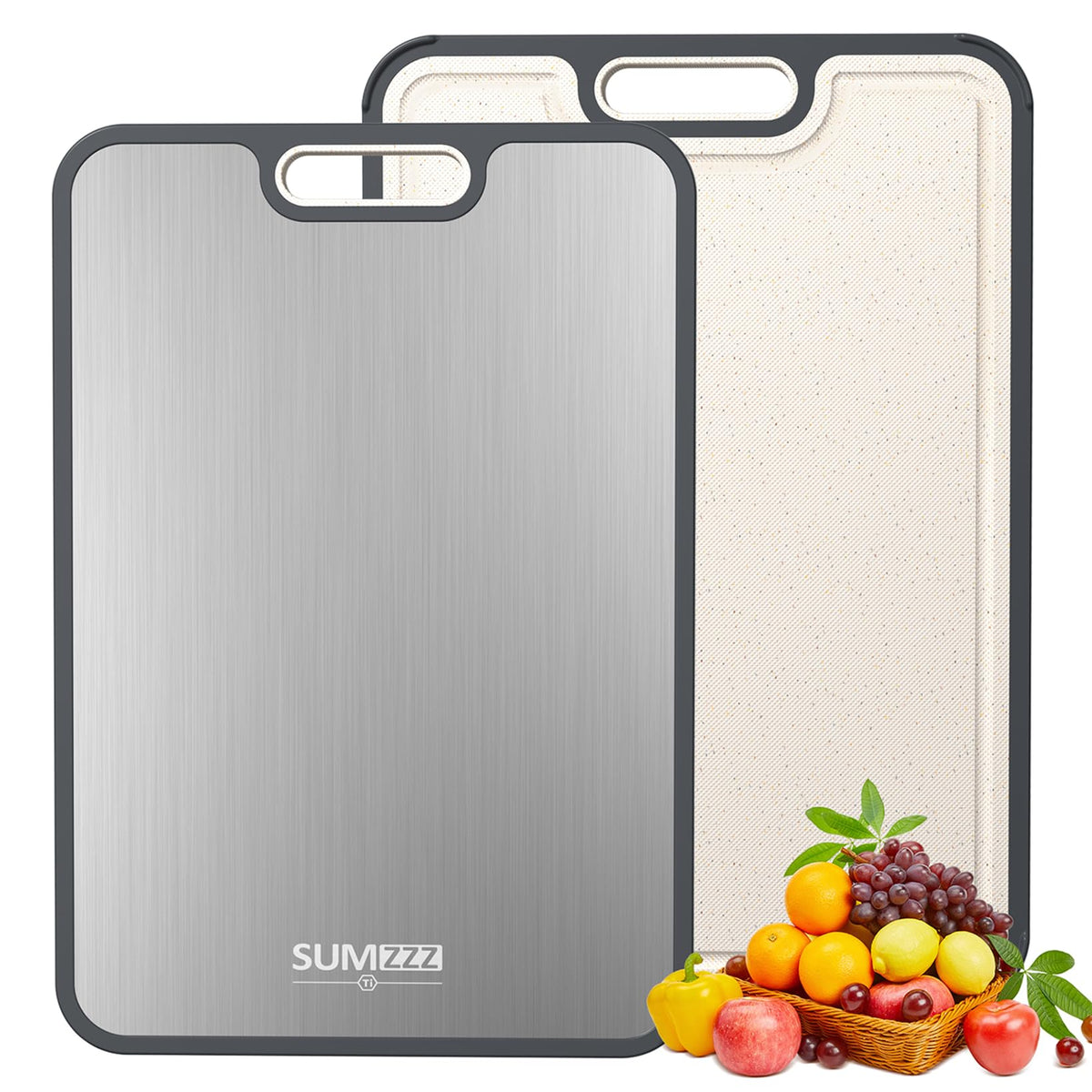 Titanium Cutting Board With Dual-Surface Design