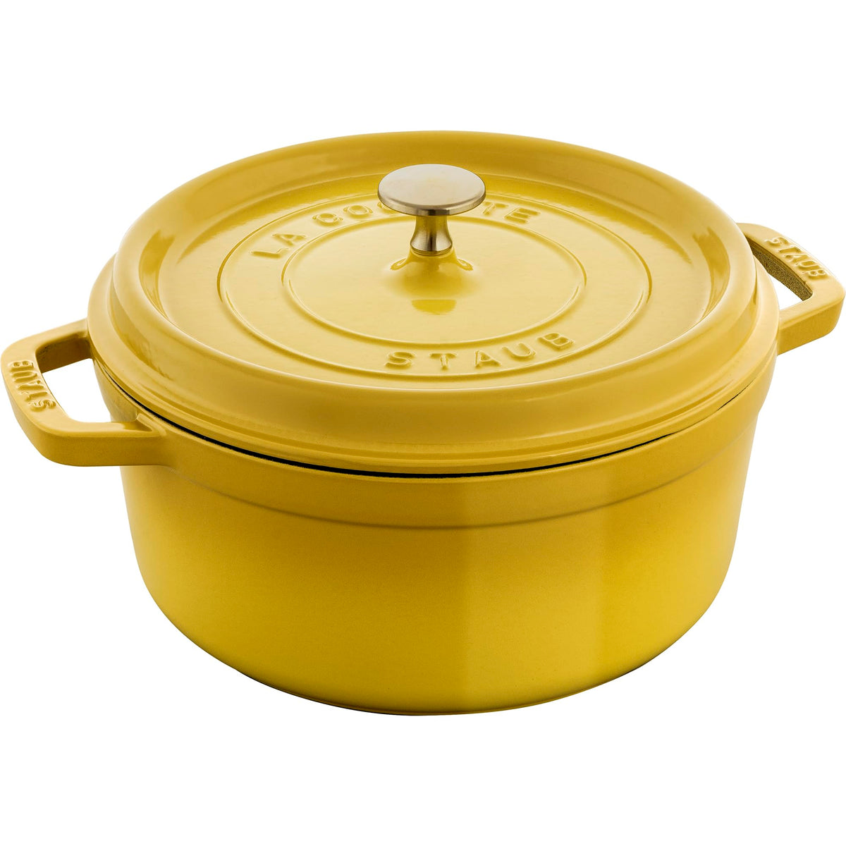 Round Cast Iron Dutch Oven With Enameled Interior