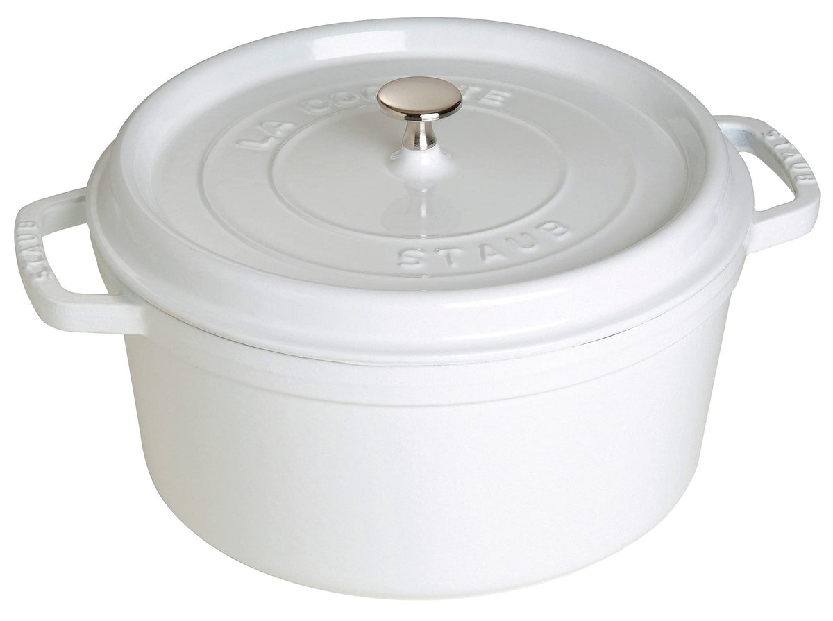 Round Cast Iron Dutch Oven With Enameled Interior