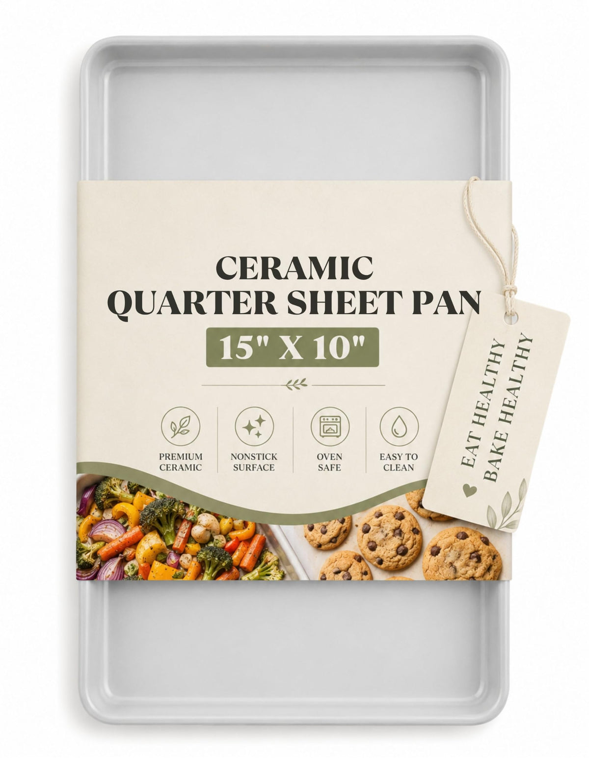 Nonstick Sheet Pan Set With Easy-Release Finish