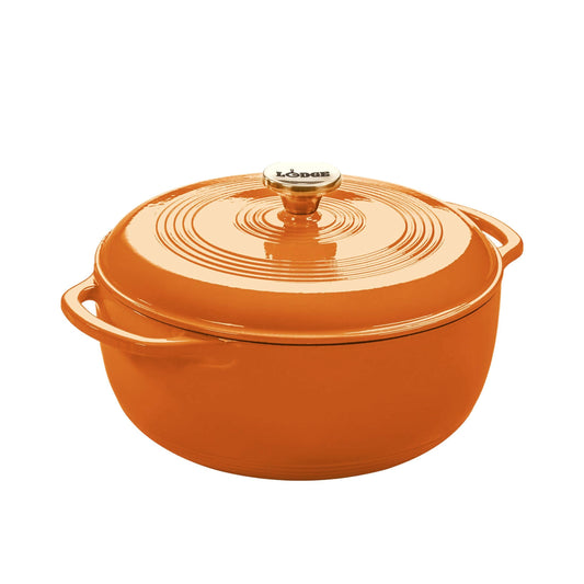 Enamel Cast Iron Dutch Oven With Moisture-Seal Lid