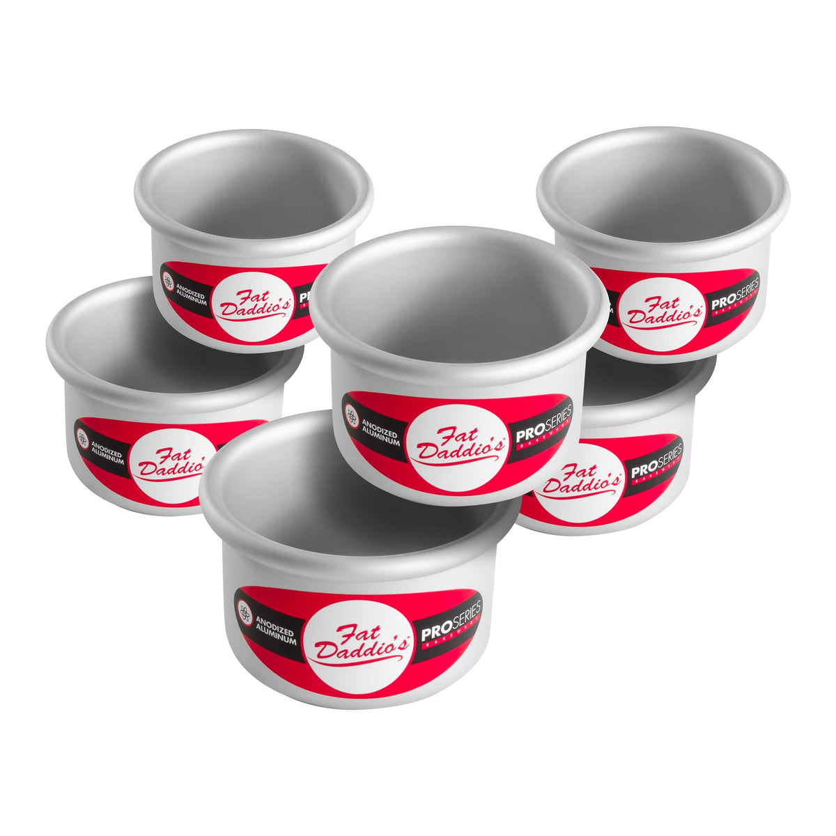 Anodized Aluminum Cake Pan Set for Even Baking