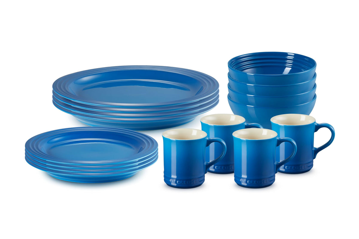 Stoneware Dinnerware Set With Refined Glaze Finish