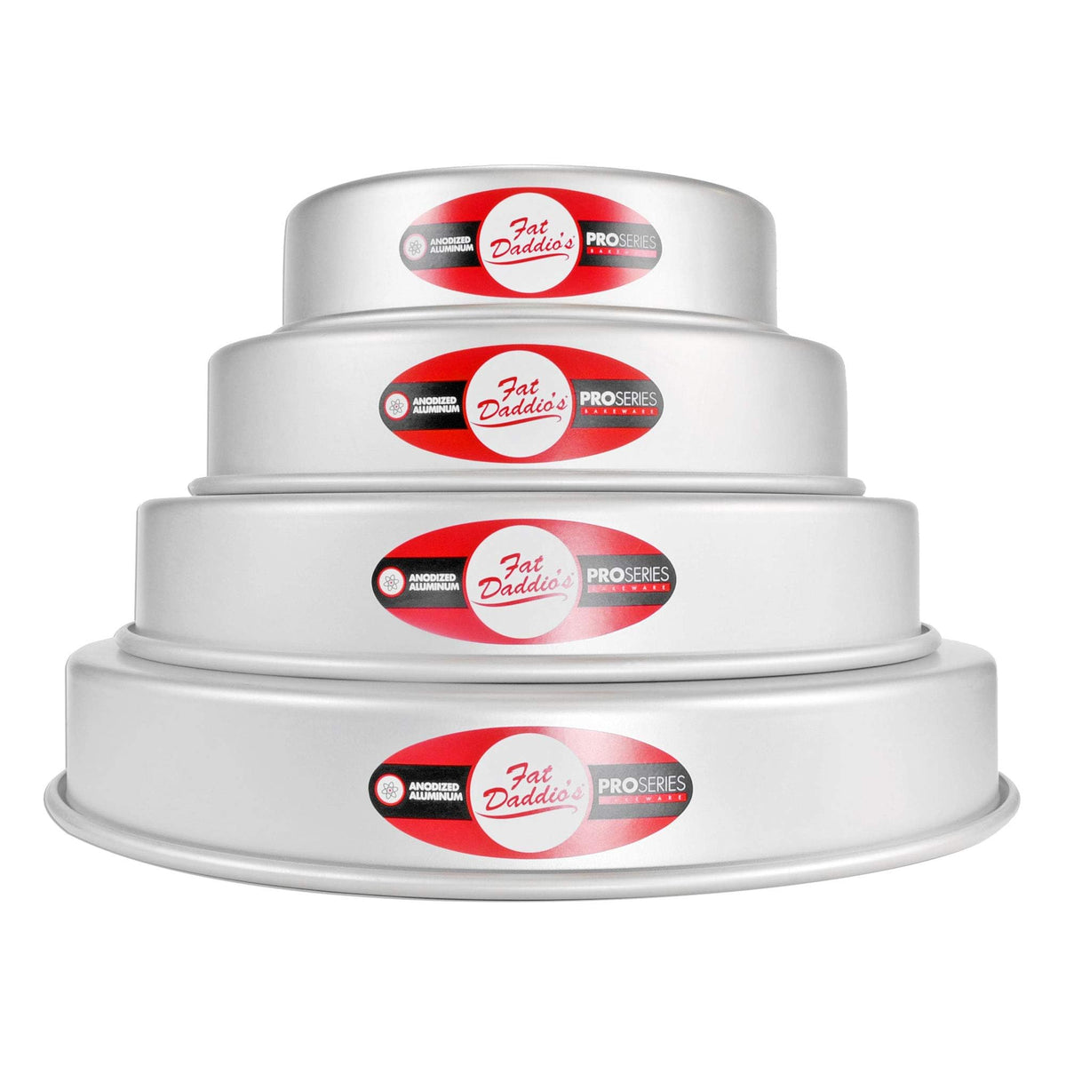 Anodized Aluminum Cake Pan Set for Even Baking