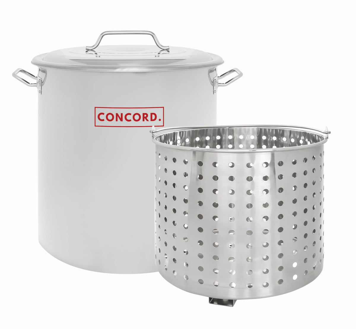 Stainless Steel Stock Pot With Steamer Basket