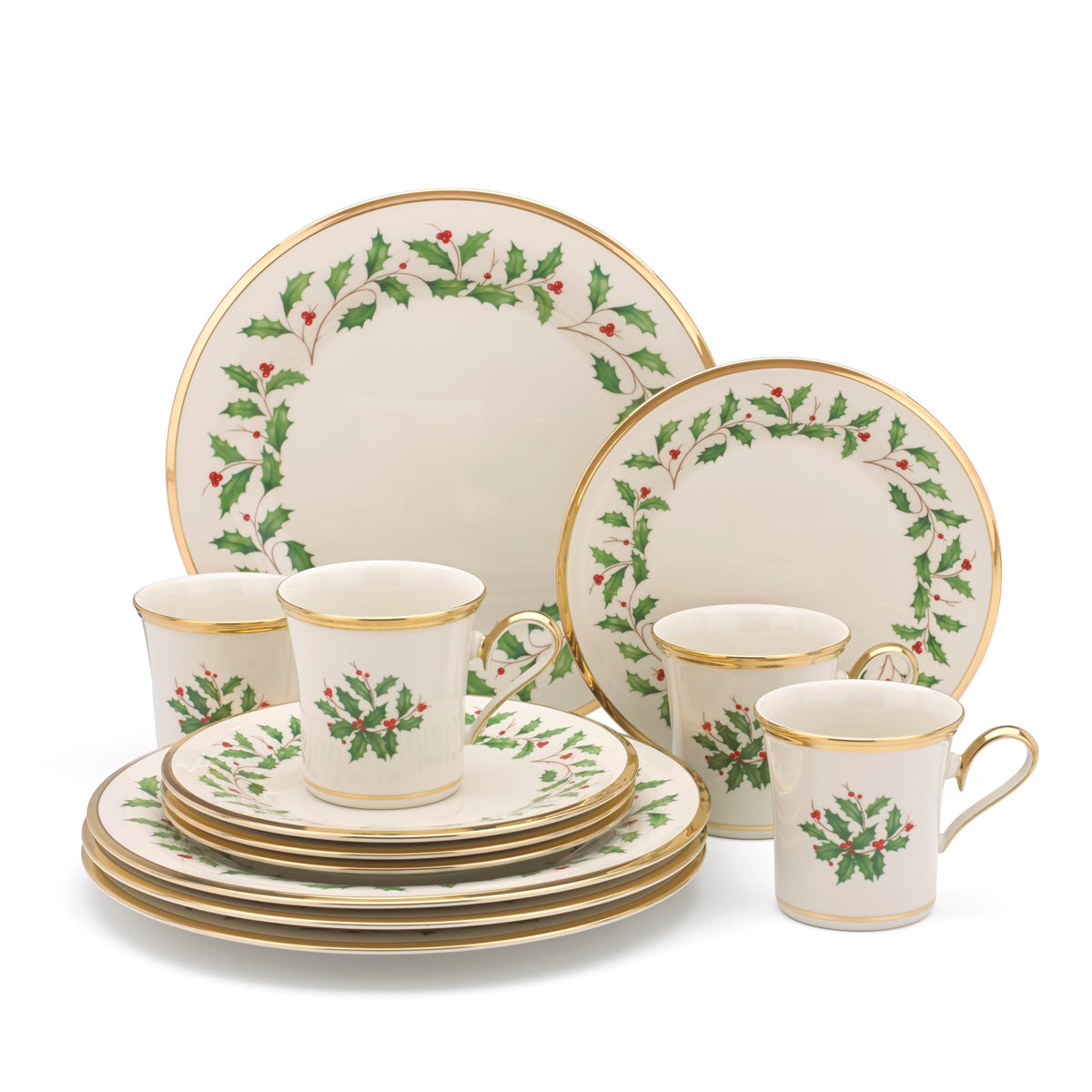 Nesting Dinnerware Set With Space-Saving Design