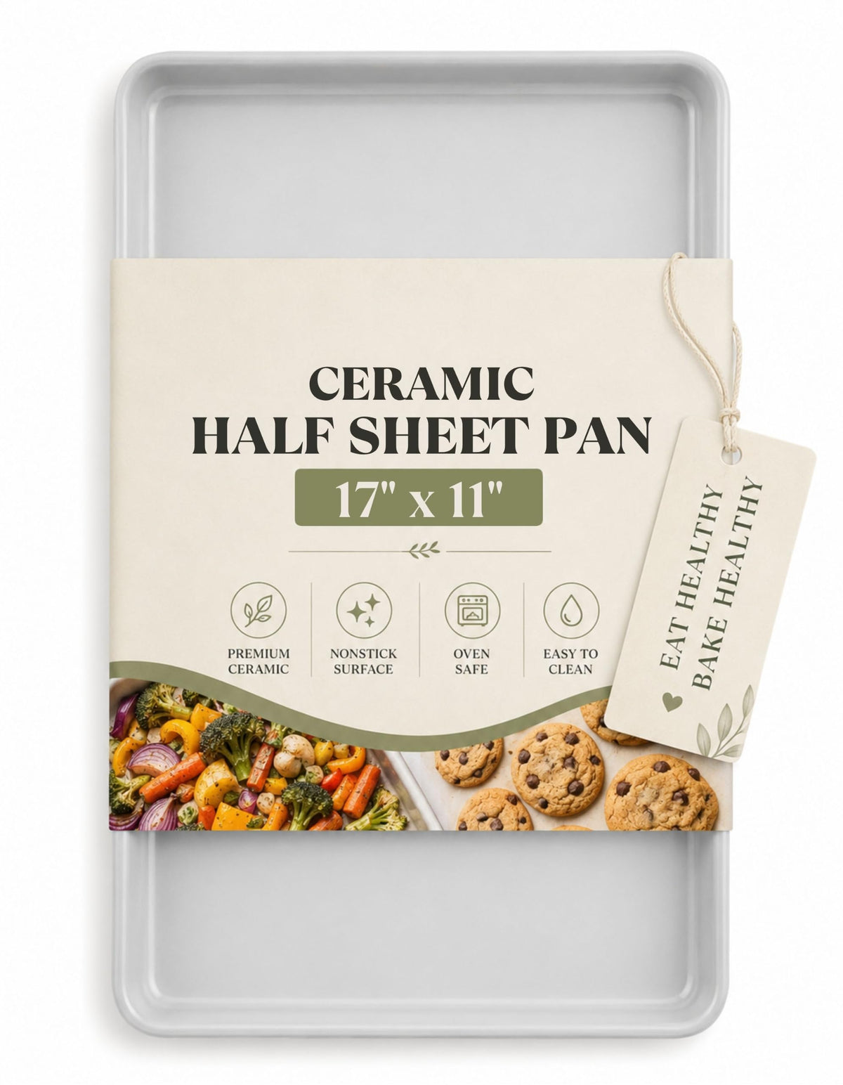 Nonstick Sheet Pan Set With Easy-Release Finish
