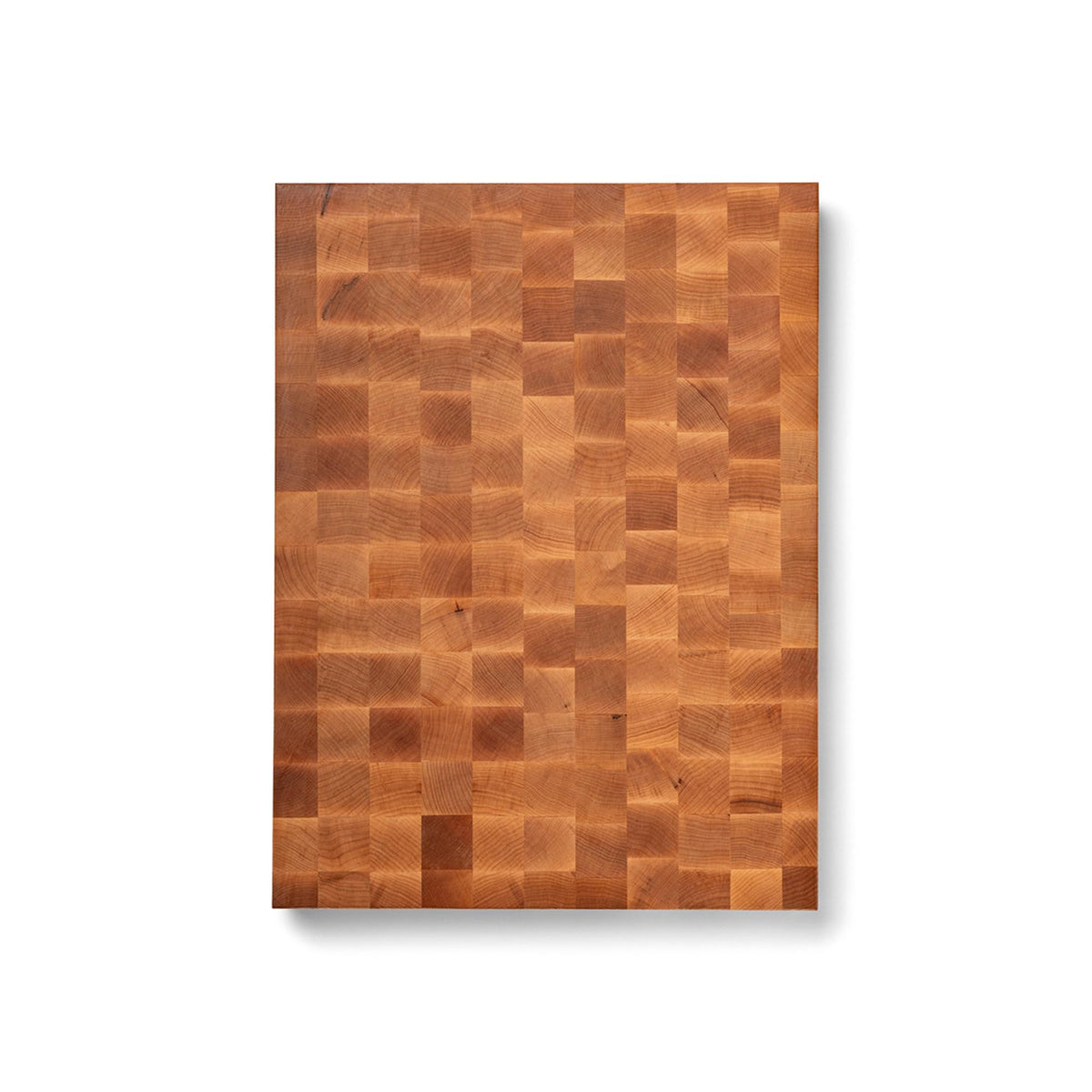 Square Maple Cutting Board With End-Grain Design