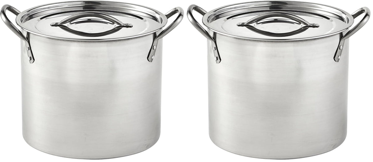 Stainless Steel Stock Pot With Secure-Fit Lid