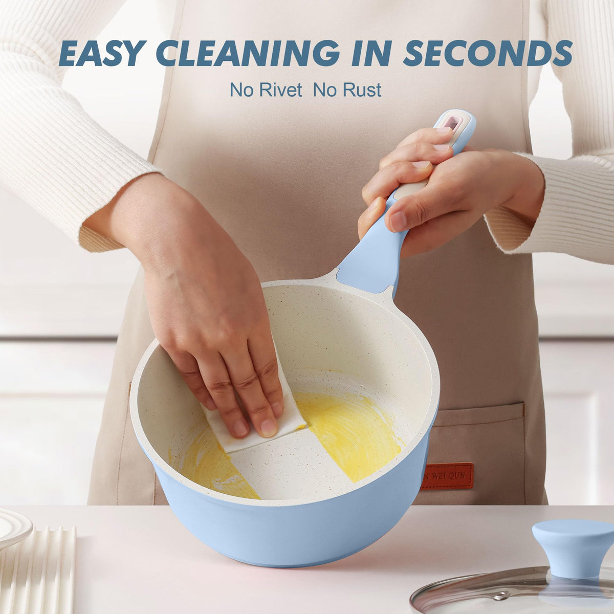 Nonstick Saucepan With Lid & Stay-Cool Handle
