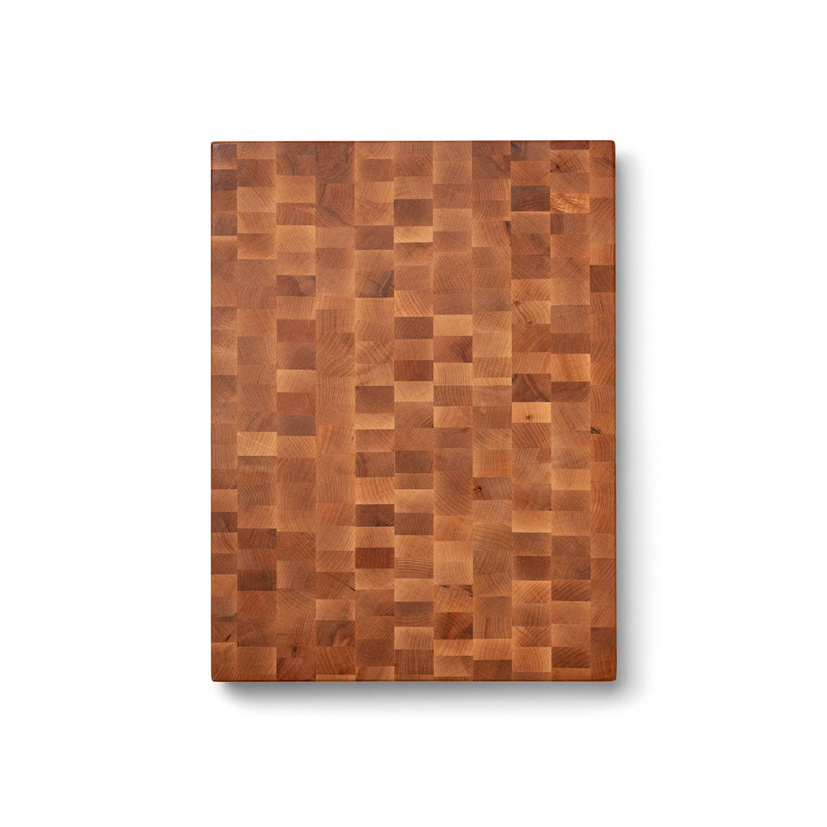 Square Maple Cutting Board With End-Grain Design