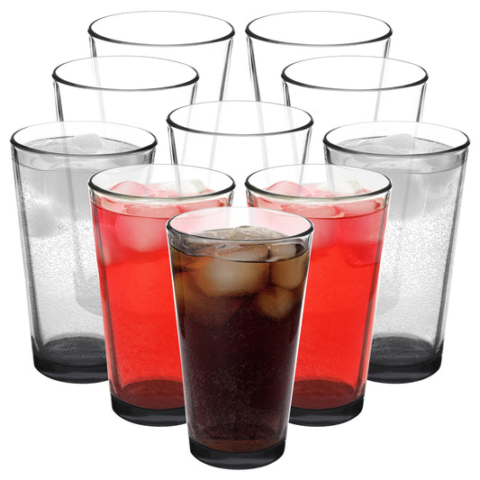 Pint Glass Set With Heavy-Duty Thick Base