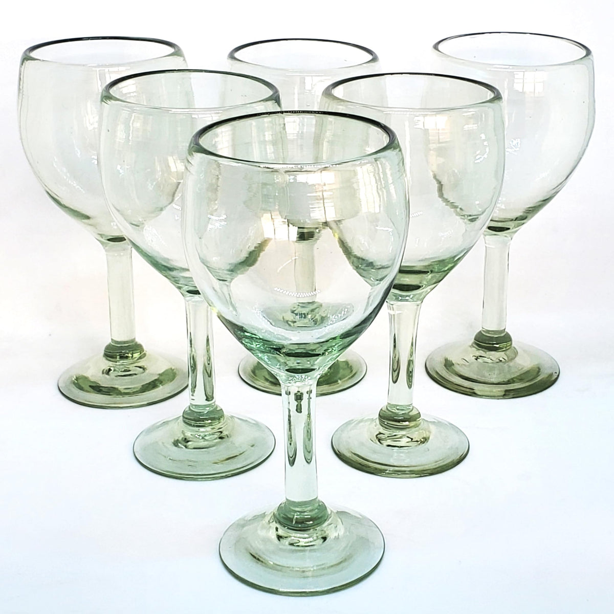 Hand-Blown Glassware Set With Artisan Finish