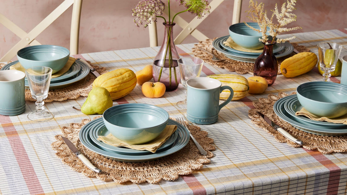 Stoneware Dinnerware Set With Refined Glaze Finish
