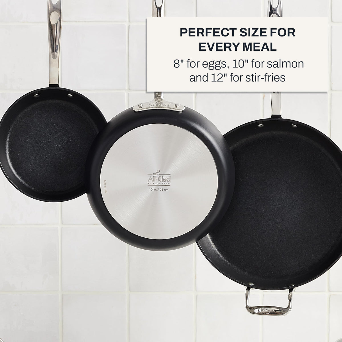Hard-Anodized Nonstick Fry Pan for Induction