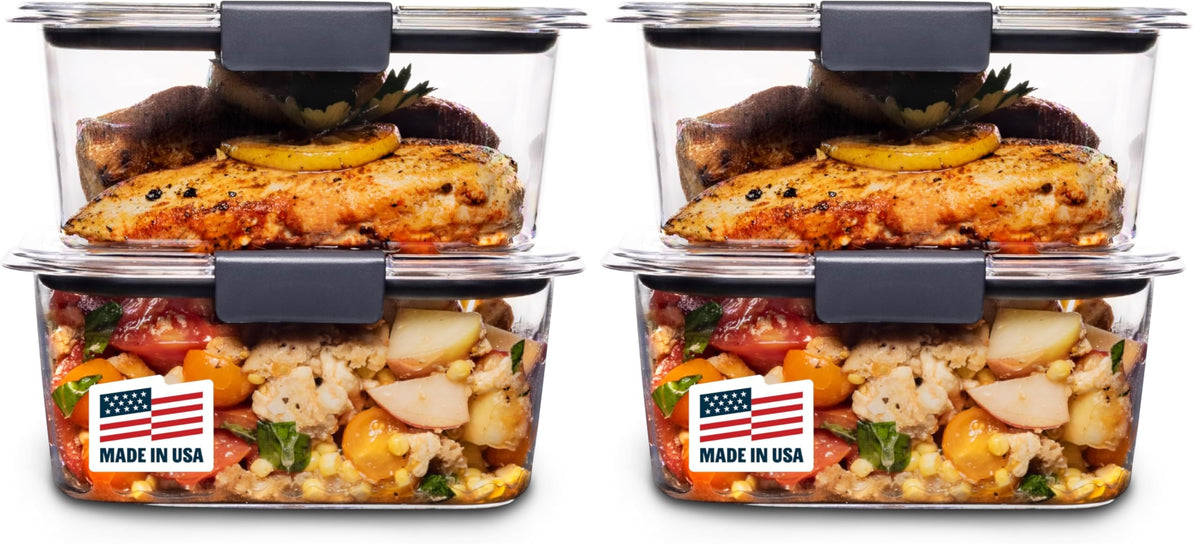 Meal Prep Containers With Dual Compartments