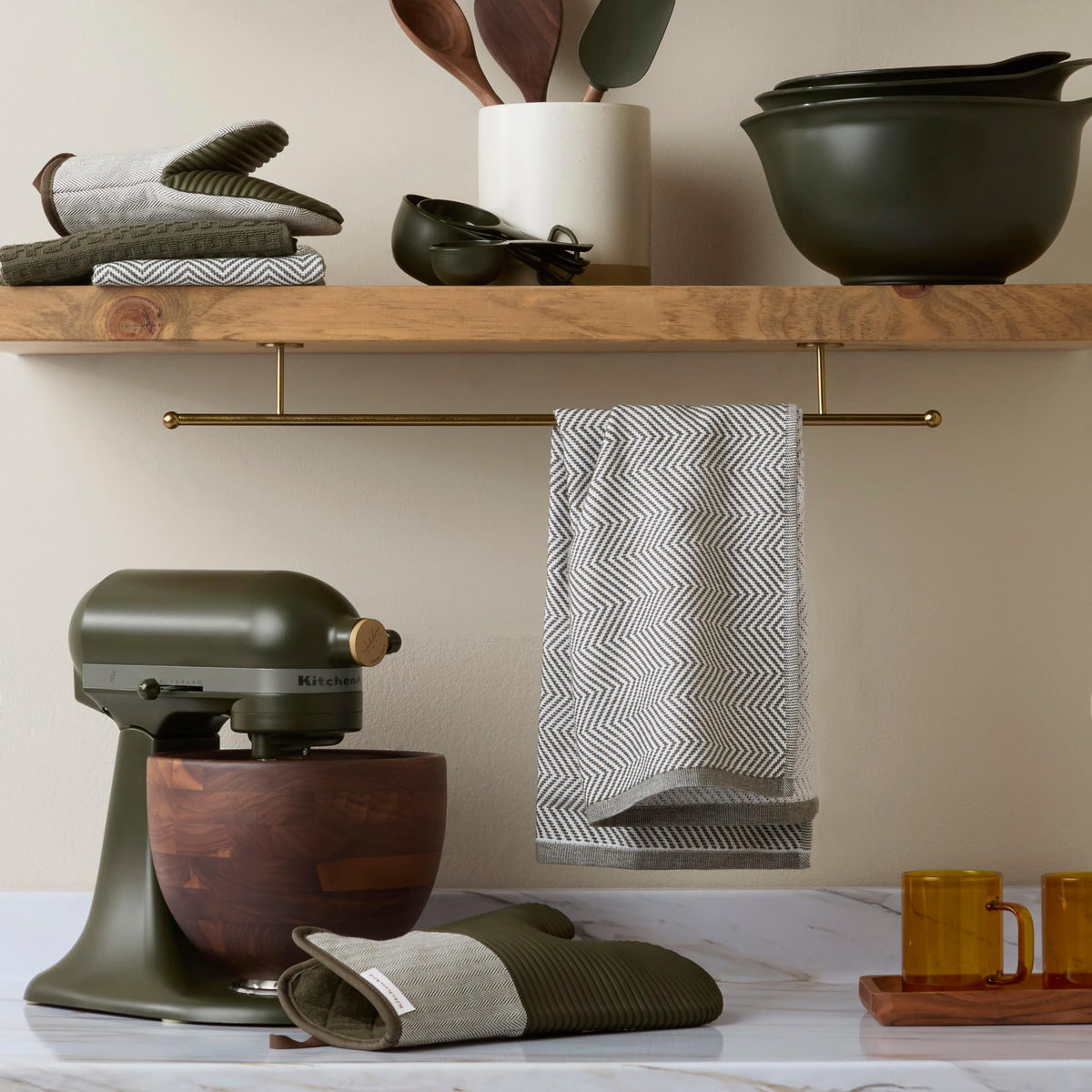 Ribbed Silicone Oven Mitts With Flexible Grip