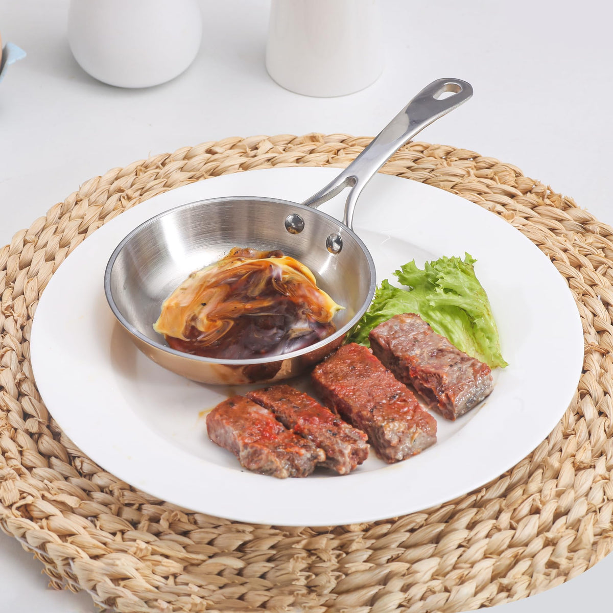 Tri-Ply Stainless Steel Saucepan for Even Heating
