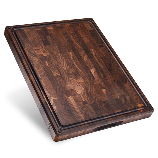 Walnut Cutting Board With End-Grain Construction