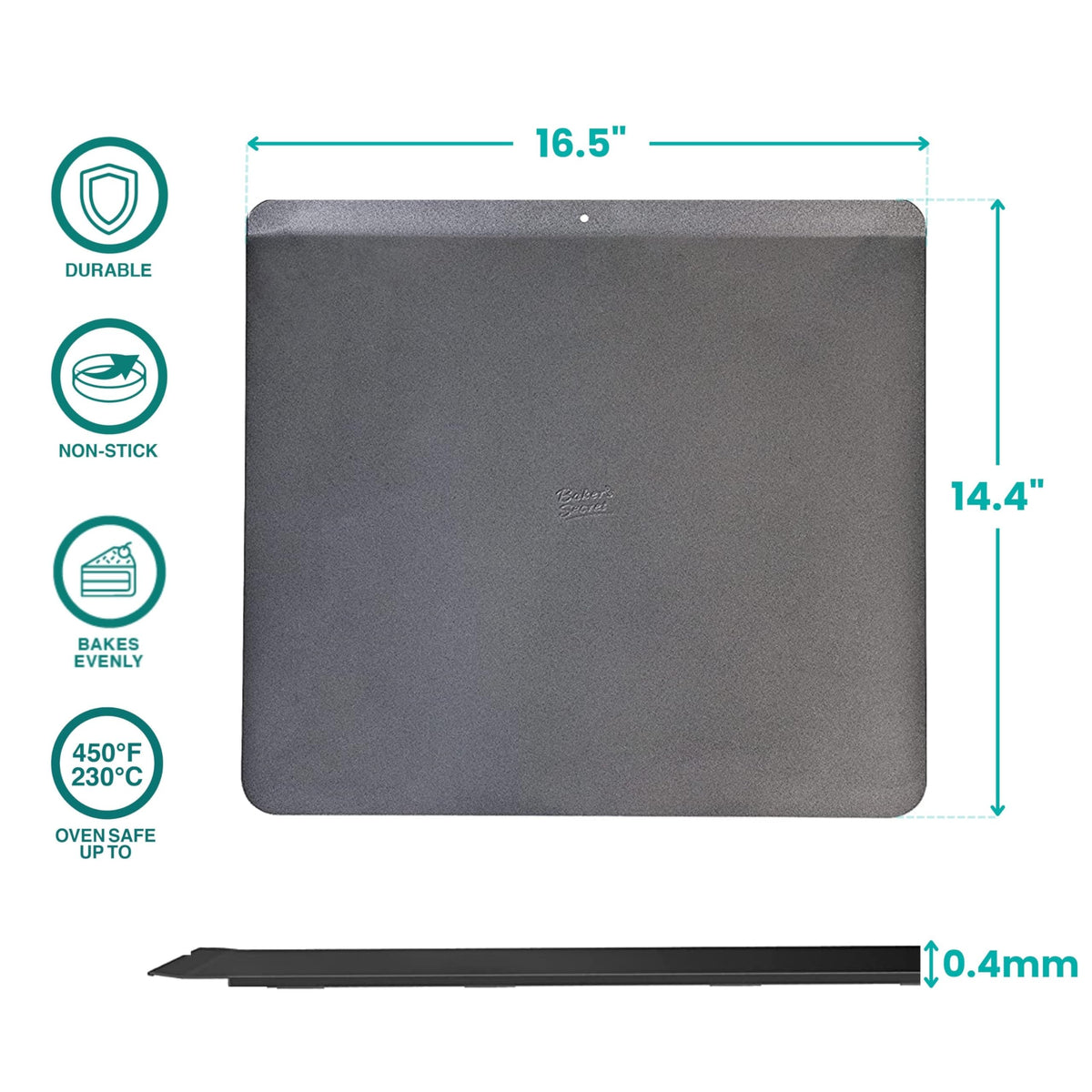 Insulated Nonstick Baking Sheet for Even Results