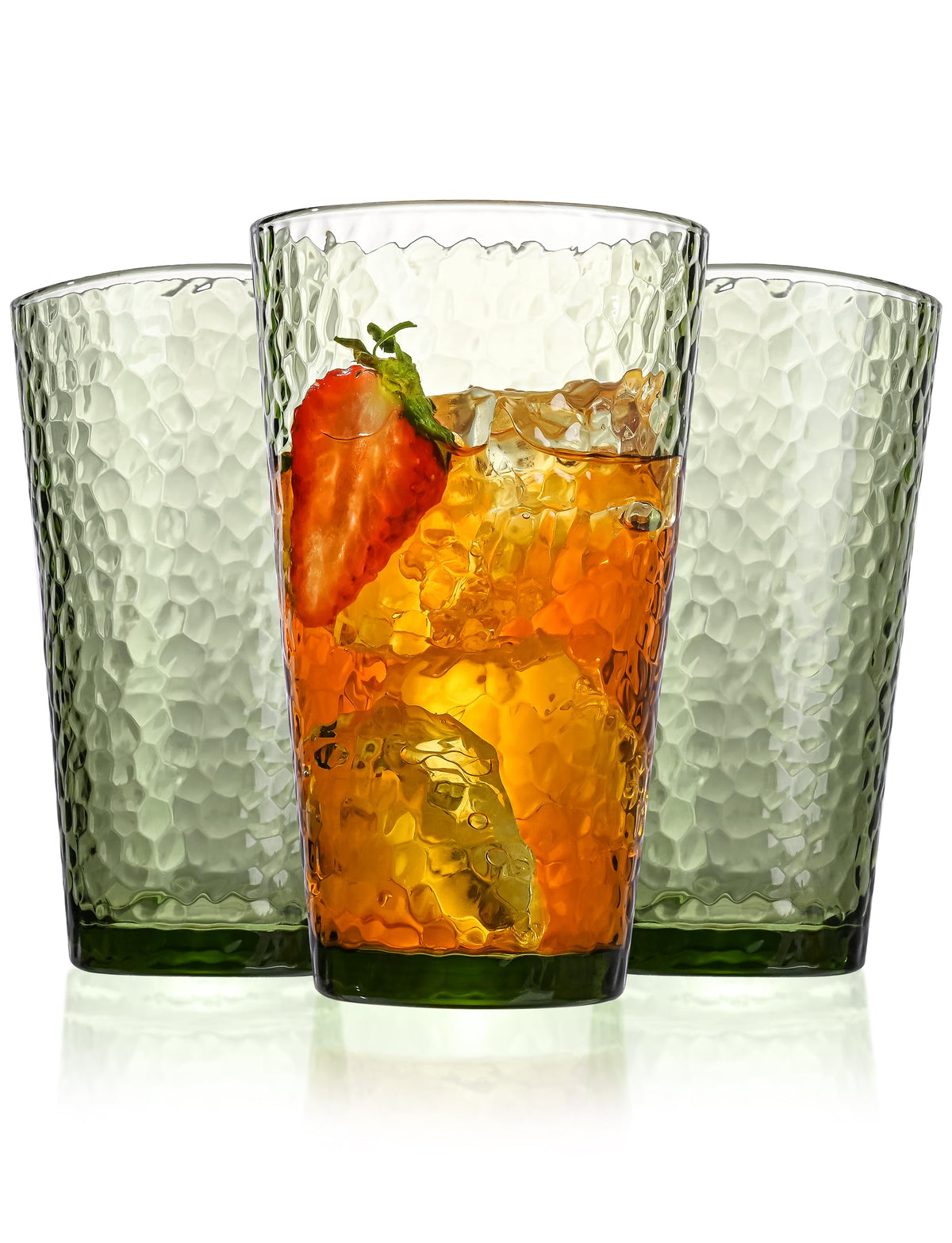 Hammered Drinking Cup Set With Textured Finish