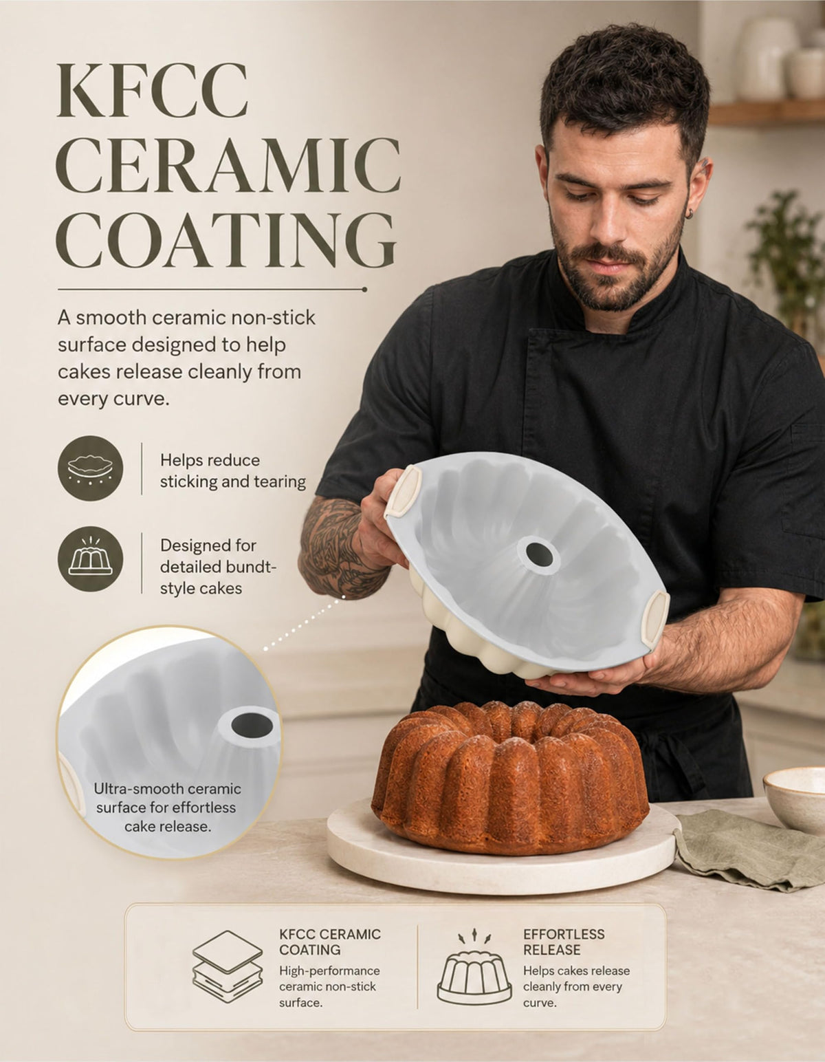 Pound Cake Pan With Deep Loaf Profile