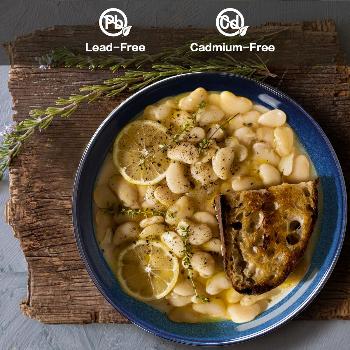 Ceramic Pasta Bowl Set With Embossed Detail